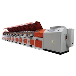 High speed straight copper coating production line